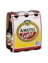 AMSTEL LIGHT BTL 330ML 6PK