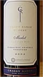 CRAGGY GIMBLET GRAVELS HB MERLOT 07