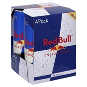 Red Bull Energy Drink Cans 4 x 250ml-mixers-TopShelf Liquor Online Nz