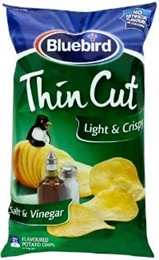 Bluebird Thin Cut Salt & Vinegar 150g-nibbles-TopShelf Liquor Online Nz