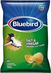 Bluebird Original Cut Salt & Vinegar 150g-nibbles-TopShelf Liquor Online Nz