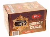 CODYS BOURBON COLA 12 x 250ml Cans, 8%