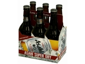 Asahi Super Dry Bottles 6 x 330ml, 5%-imported beer-TopShelf Liquor Online Nz