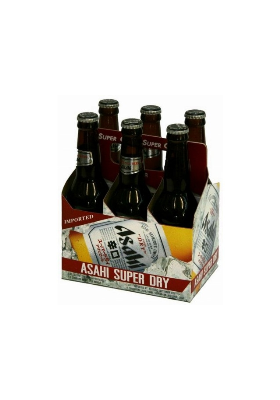 Asahi Super Dry 6 x 330ml bottles, 5%