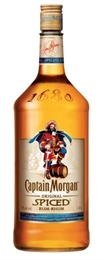 Captain Morgan Spiced Rum 1 litre, 37.5%