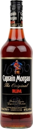 Captain Morgan Dark Rum 1 litre, 37%-rum-TopShelf Liquor Online Nz