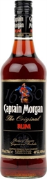 Captain Morgan Dark Rum 1 litre, 37%