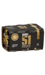 Barrel 51 Bourbon & Cola Cans 6 x 320ml, 7%-bourbon-TopShelf Liquor Online Nz