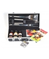 Bbq Tool Set & 3 Sauces in Case