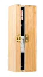 Single Hinged Wooden Wine Box