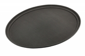 Black Plastic Tray- Non Slip 35cm