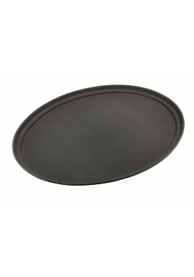 Black Plastic Tray- Non Slip 35cm