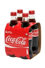 4 x 330ml Coca Cola Bottles