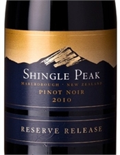 Shingle Peak Reserve Pinot Noir 2010, 14.5%-pinot noir-TopShelf Liquor Online Nz