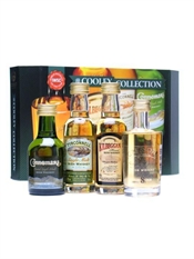 4 x Cooley Irish whiskeys 50ml, 40%