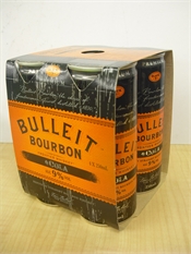 BULLEIT & COLA 4 X 250ML CANS