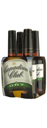 CANADIAN CLUB & DRY 4 X 330ML BOTS