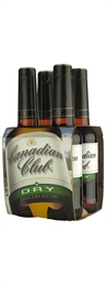 Canadian Club & Dry Bottles 4 x 330ml, 4.8%-whisky-TopShelf Liquor Online Nz