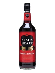Black Heart Dark Rum 1 litre, 37.5%