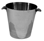 Wine Bucket Stainless Steel - Plain Handles-accessories-TopShelf Liquor Online Nz