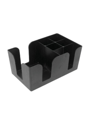 Bar Caddy Black Plastic
