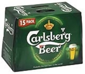 CARLSBERG Beer 15pk Bottles