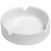 Ashtray Porcelain White 10cm