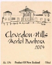CLEVEDON HILLS MERLOT BARBERA 04