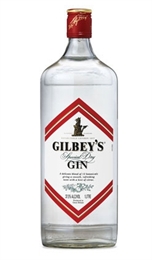 Gilbeys Dry Gin 1 litre, 37.5%