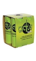 Cactus Black Cans 4 x 250ml-vodka-TopShelf Liquor Online Nz