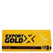 Export Gold 12 x 330ml Cans, 4%-kiwi beer-TopShelf Liquor Online Nz