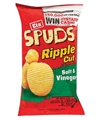 Eta Spuds Ripple Cut Salt & Vinegar 150g-nibbles-TopShelf Liquor Online Nz