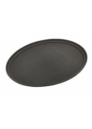 Black Poly Bar Tray - Non Slip 40cm