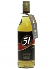 Cachaca 51 Gold Rum 700ml, 38%-rum-TopShelf Liquor Online Nz