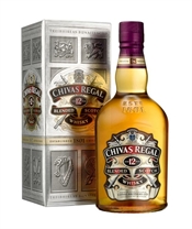 Chivas Regal 12yr Old 1000ml, 40%-scotch blends-TopShelf Liquor Online Nz
