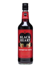 Black Heart Dark Rum 1 litre, 37.5%-rum-TopShelf Liquor Online Nz