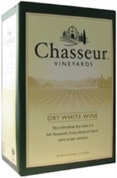 Chasseur Dry White Wine 3 litre, 11.5%-cask-TopShelf Liquor Online Nz
